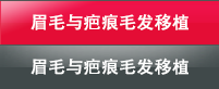 眉毛与疤痕毛发移植